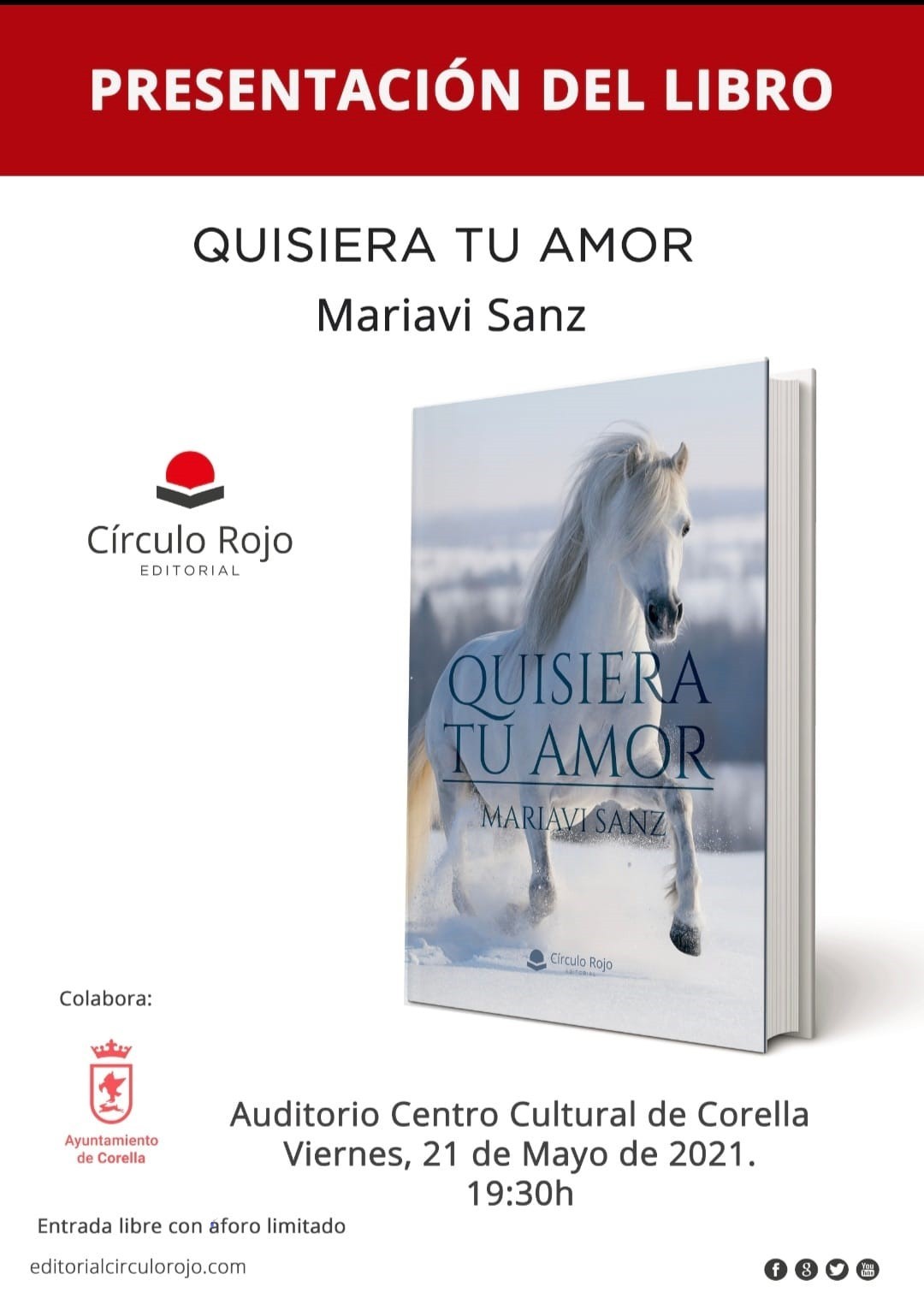 Presentación 'Quisiera tu amor' ultimo libro de Mariavi Sanz en Corella