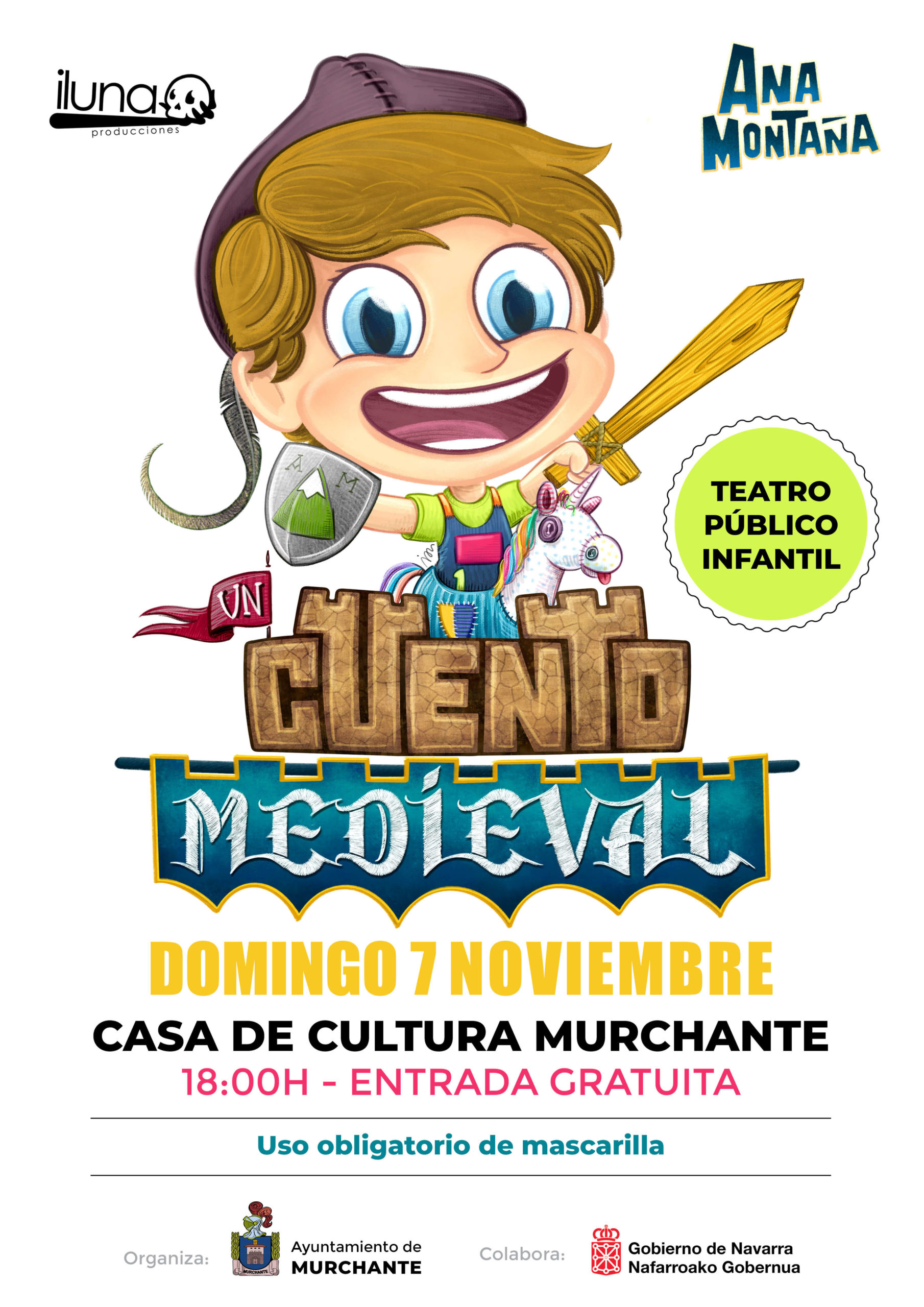 actividades culturales, teatro infantil, actividades con niños, planes en familia en navarra, norte de españa