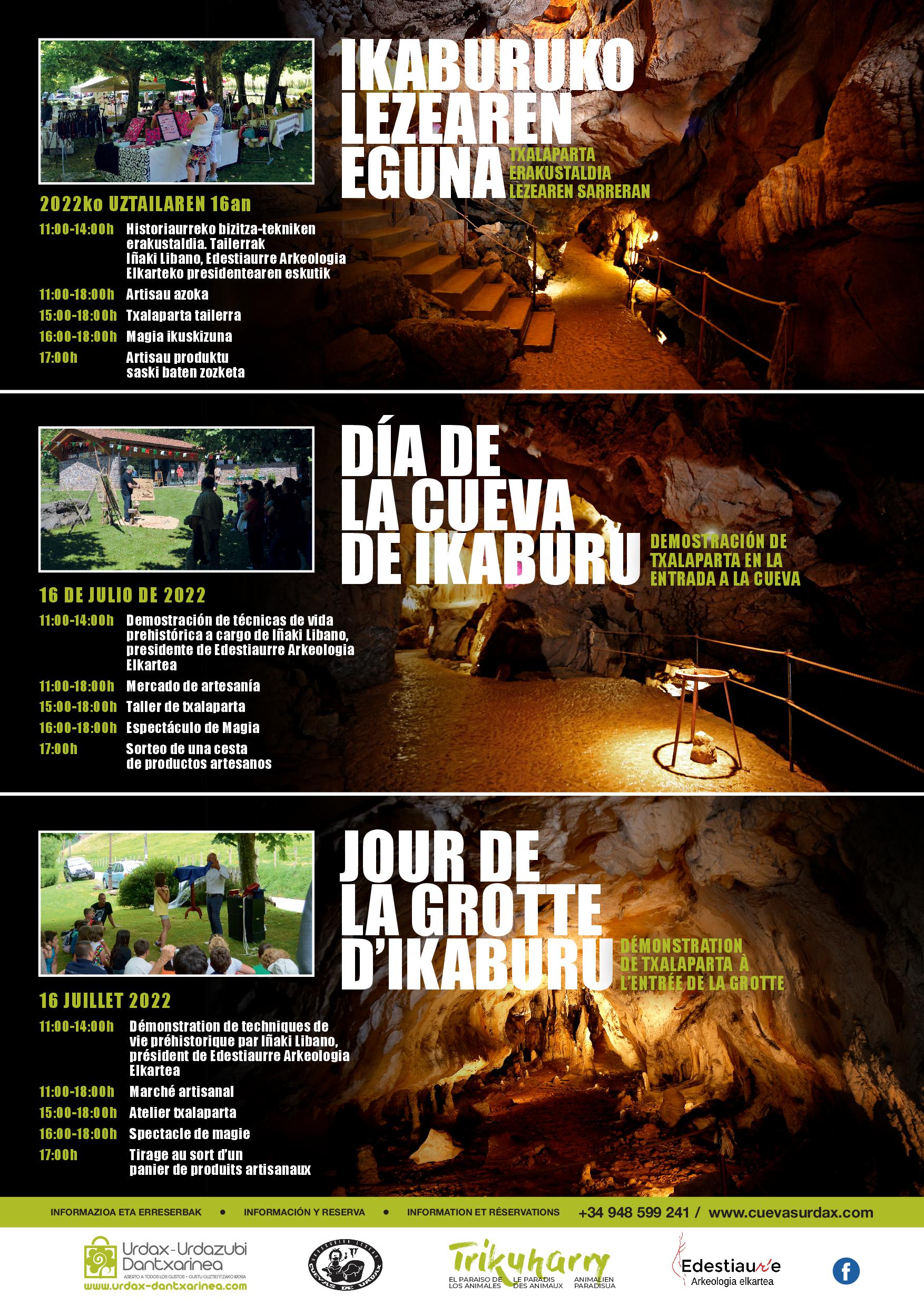 actividades culturales, cuevas de urdax, fiestas, que hacer en navarra, planes en el norte de españa